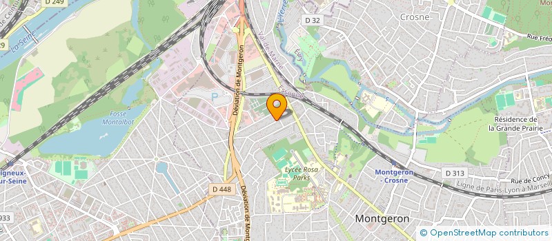 localisation de l'entreprise SCI RETORD NICORA à MONTGERON