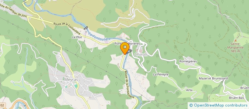 localisation de l'entreprise SCI RETOUR AUX SOURCES à MEYRAS