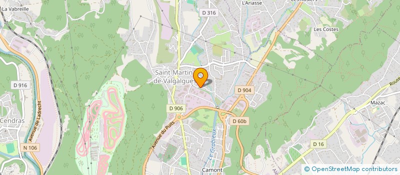 localisation de l'entreprise SCI RETRAITE  SAINT-MARTIN-DE-VALGALGUES