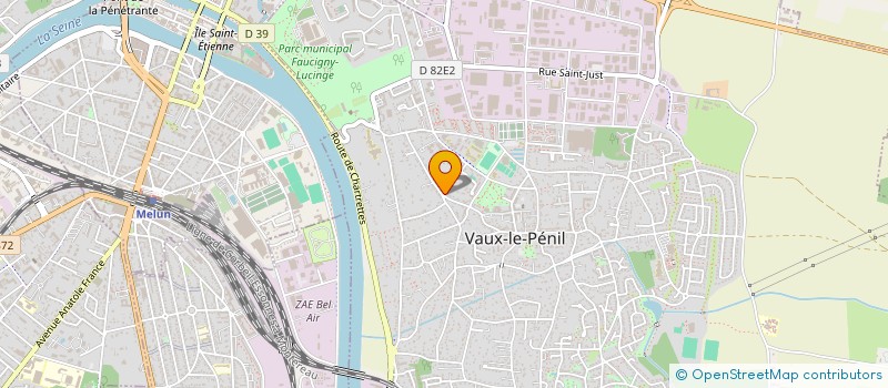 localisation de l'entreprise SCI RETRASS à VAUX-LE-PENIL