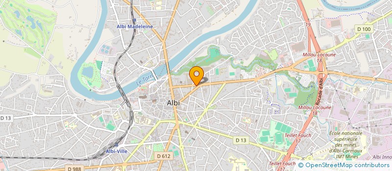 localisation de l'entreprise SCI RETRO à ALBI