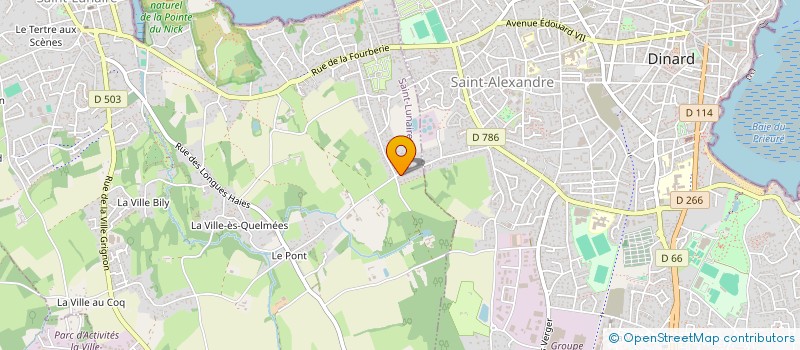 localisation de l'entreprise SCI RETRO 50  SAINT-LUNAIRE