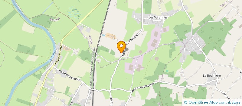 localisation de l'entreprise SCI RETUS à TIERCE