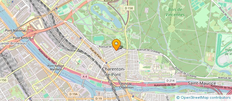 localisation de l'entreprise SCI REUILLY 1820  CHARENTON-LE-PONT