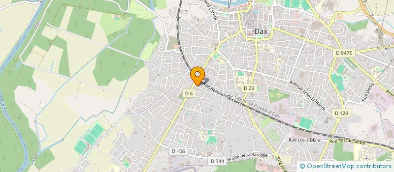 localisation de l'entreprise SCI REUNION à DAX