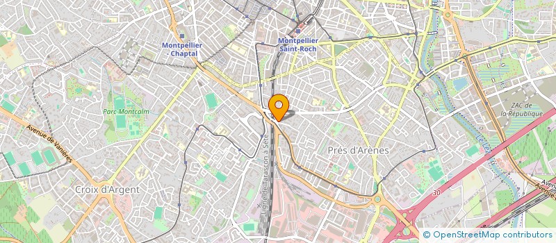 localisation de l'entreprise SCI REUNIONNAISE D'HABITATIONS LOCATIVES à MONTPELLIER