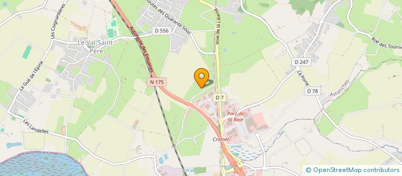 localisation de l'entreprise SCI REUSIAU  LE VAL-SAINT-PERE