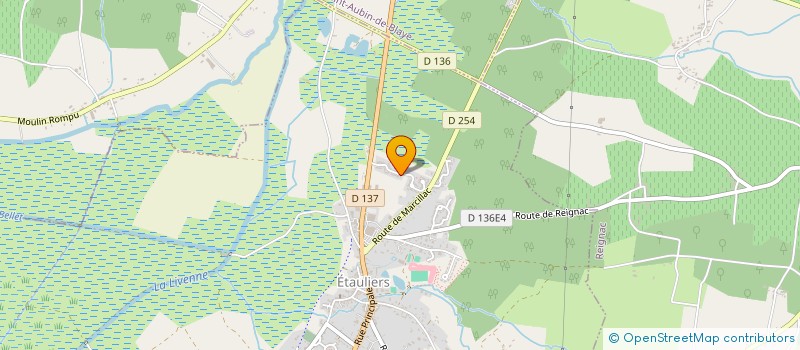 localisation de l'entreprise SCI REUSSIR  ETAULIERS