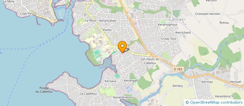 localisation de l'entreprise SCI REUSSITE  CONCARNEAU