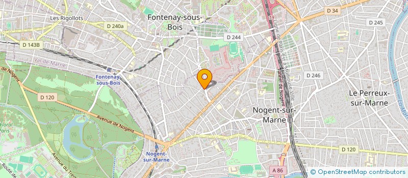 localisation de l'entreprise SCI REUSSITE  NOGENT-SUR-MARNE