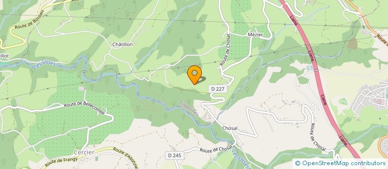 localisation de l'entreprise SCI REUSSITE  COPPONEX