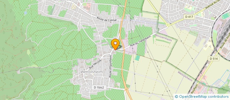 localisation de l'entreprise SCI REUTTER-TONIN  WINTZENHEIM