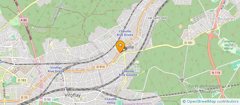 localisation de l'entreprise SCI REV à CHAVILLE