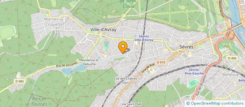 localisation de l'entreprise SCI REV à VILLE-D'AVRAY