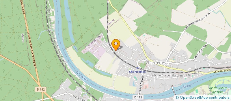 localisation de l'entreprise SCI REV  CHARTRETTES