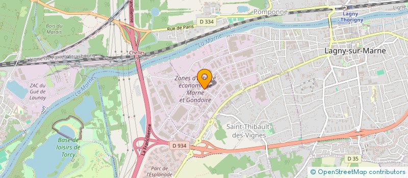 localisation de l'entreprise SCI REV'HOME  LAGNY-SUR-MARNE