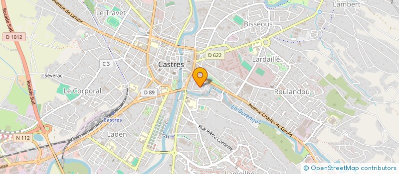 localisation de l'entreprise SCI REV IMMO  CASTRES