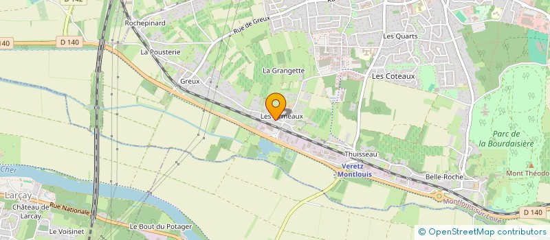 localisation de l'entreprise SCI REV246  MONTLOUIS-SUR-LOIRE