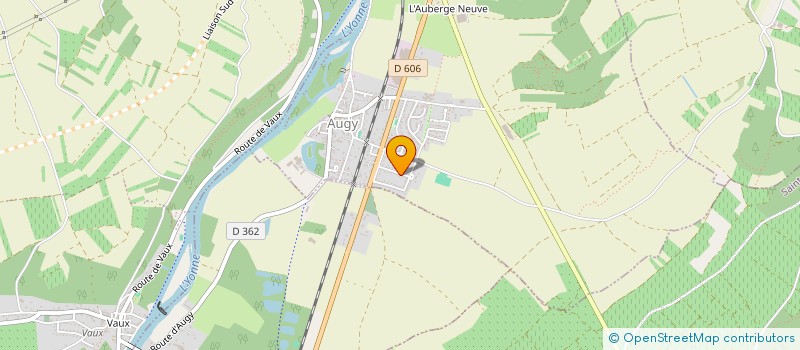 localisation de l'entreprise SCI REVA  AUGY