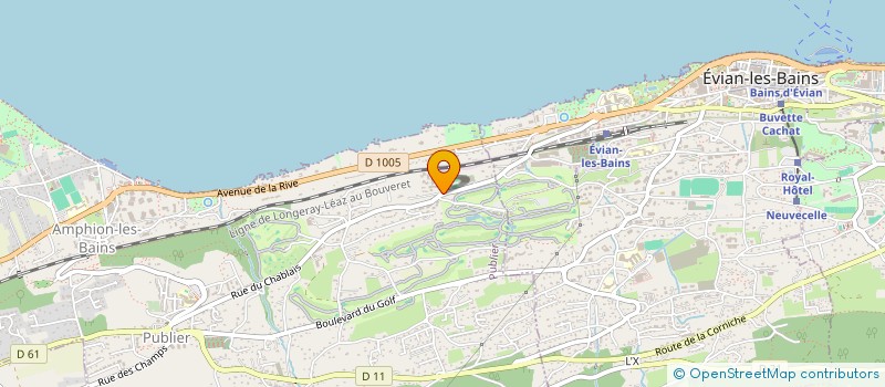 localisation de l'entreprise SCI REVA DU LEMAN  PUBLIER