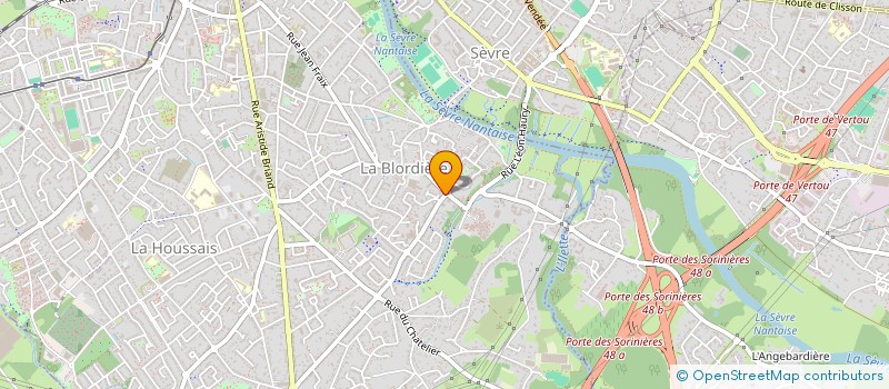 localisation de l'entreprise SCI REVA44  REZE