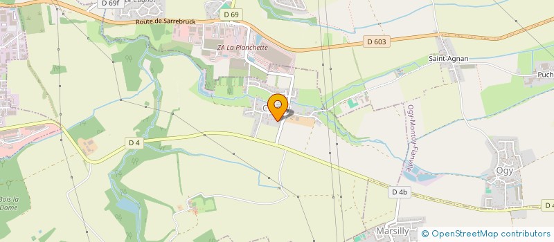 localisation de l'entreprise SCI REVAJO  COINCY