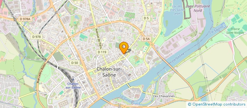 localisation de l'entreprise SCI REVAL à CHALON-SUR-SAONE