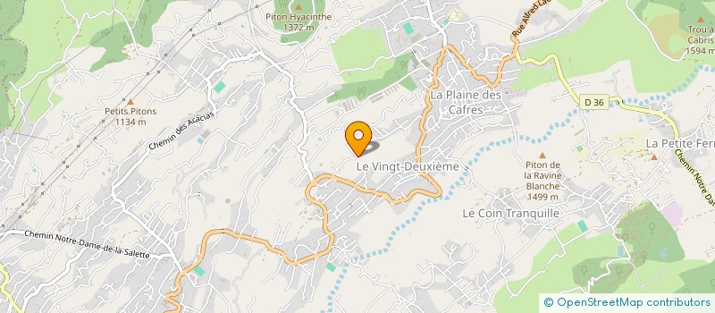 localisation de l'entreprise SCI REVAN  LE TAMPON