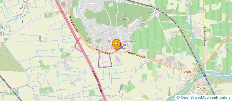 localisation de l'entreprise SCI REVANCHE  PIOLENC