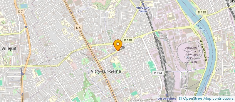 localisation de l'entreprise SCI REVE à VITRY-SUR-SEINE