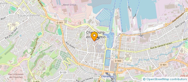 localisation de l'entreprise SCI REVE à CHERBOURG-EN-COTENTIN