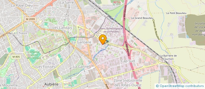 localisation de l'entreprise SCI REVE  CLERMONT-FERRAND