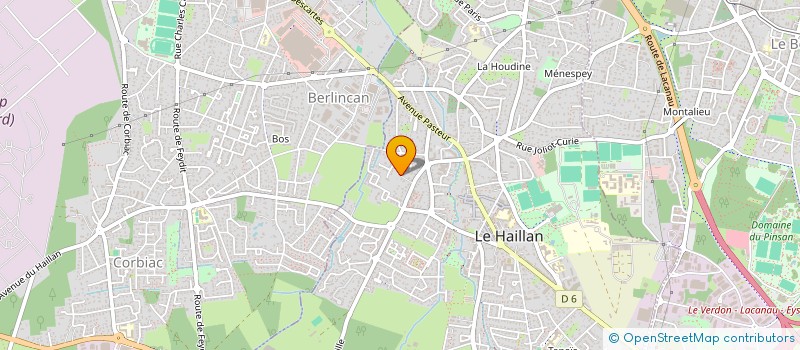 localisation de l'entreprise SCI REVE D'ENFANTS  LE HAILLAN