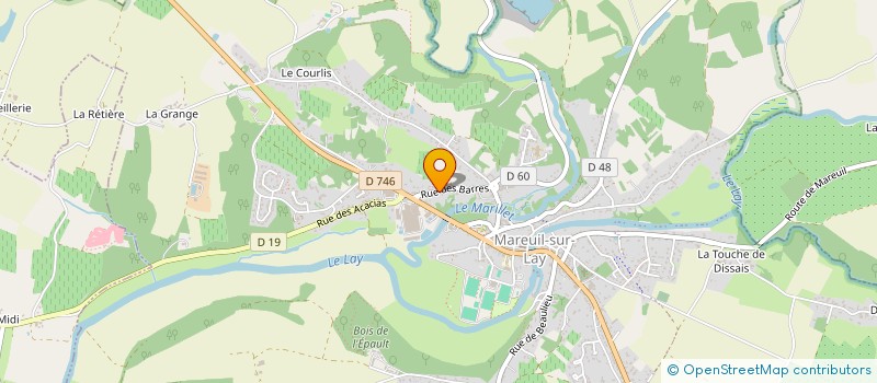 localisation de l'entreprise SCI REVE D'ETE  MAREUIL-SUR-LAY-DISSAIS