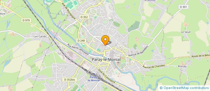 localisation de l'entreprise SCI REVE DE BLEU  PARAY-LE-MONIAL