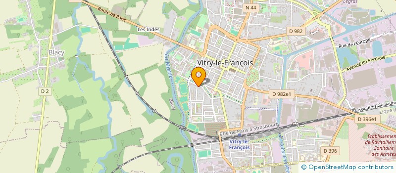 localisation de l'entreprise SCI REVE DE PROVENCE à VITRY-LE-FRANCOIS