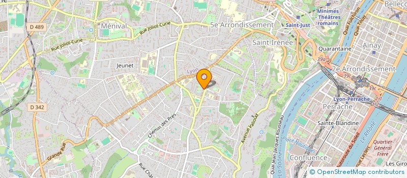 localisation de l'entreprise SCI REVE N 5  SAINTE-FOY-LES-LYON