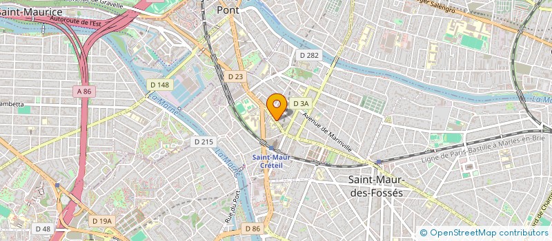 localisation de l'entreprise SCI REVEILLAUD IMMO à SAINT-MAUR-DES-FOSSES