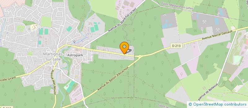 localisation de l'entreprise SCI REVEILLE  MARTIGNAS-SUR-JALLE