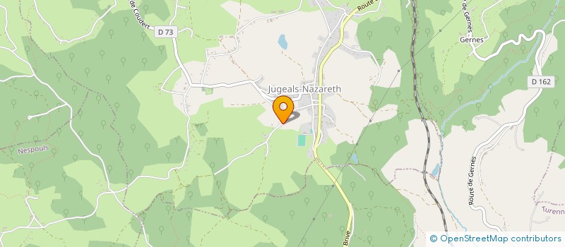 localisation de l'entreprise SCI REVEILLON  JUGEALS-NAZARETH