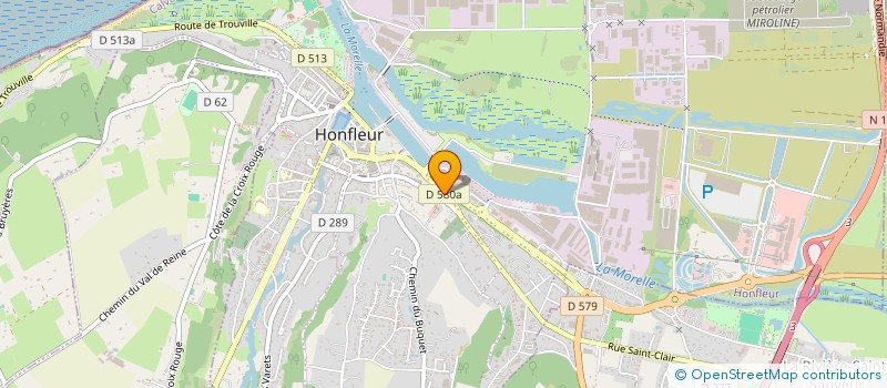 localisation de l'entreprise SCI REVEL à HONFLEUR