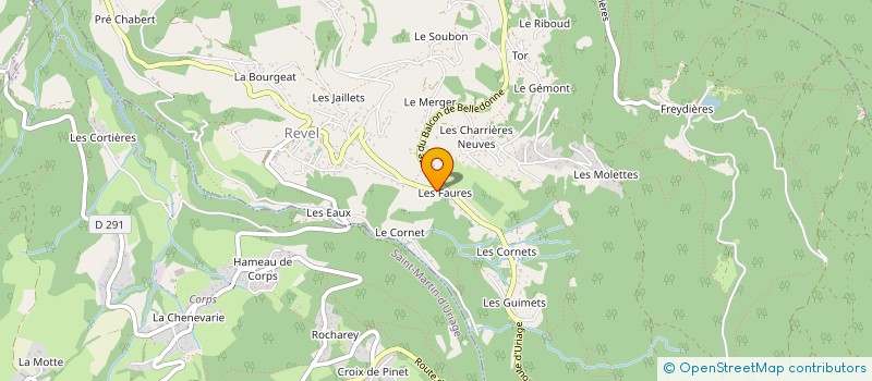 localisation de l'entreprise SCI REVEL à REVEL