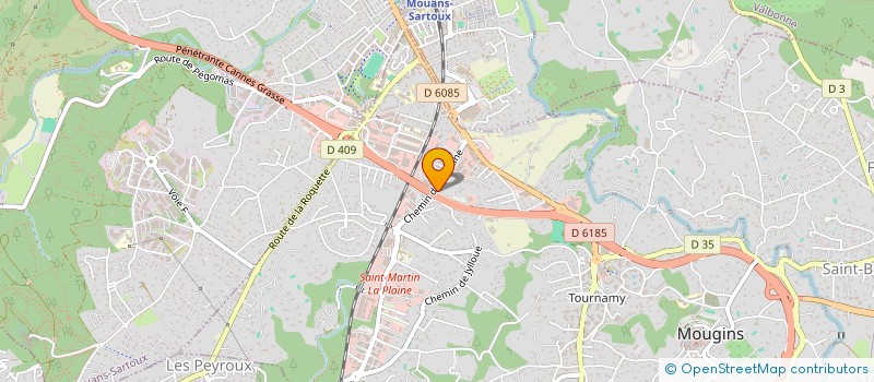 localisation de l'entreprise SCI REVELEA à MOUGINS