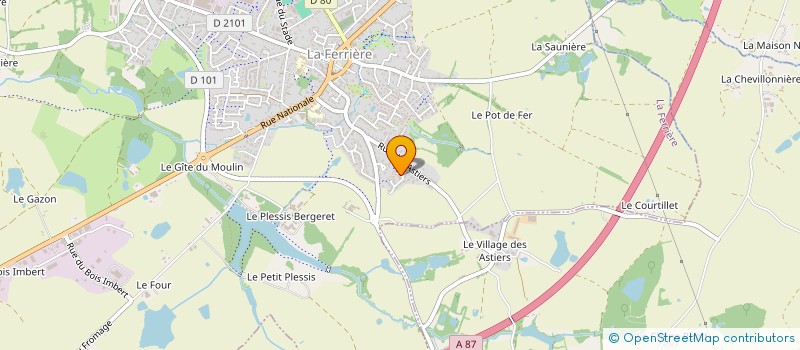 localisation de l'entreprise SCI REVELEAU  LA FERRIERE