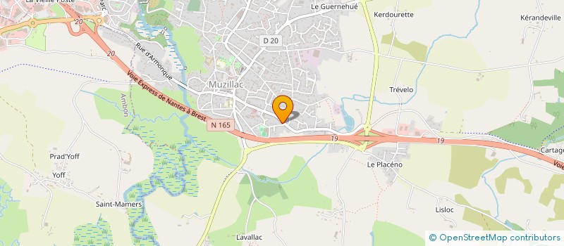 localisation de l'entreprise SCI REVELLATA  MUZILLAC