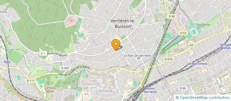 localisation de l'entreprise SCI REVEMA à VERRIERES-LE-BUISSON