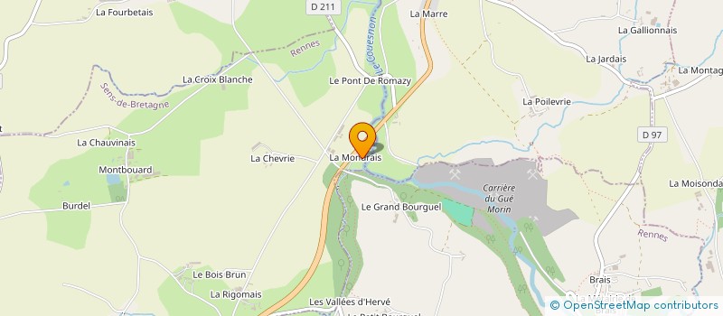 localisation de l'entreprise SCI REVENCE  SENS-DE-BRETAGNE