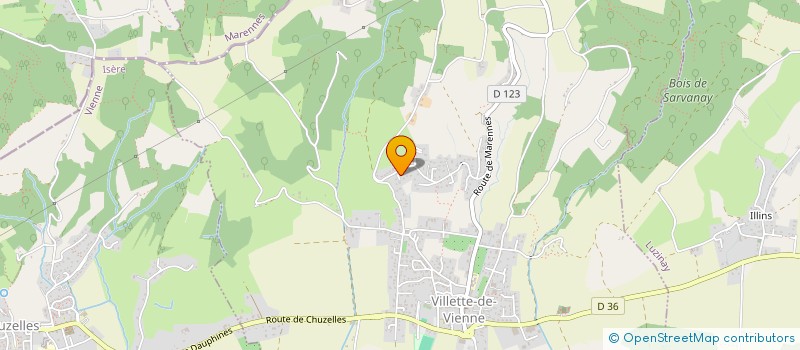 localisation de l'entreprise SCI REVERCHON  VILLETTE-DE-VIENNE