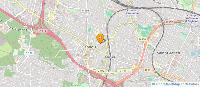 localisation de l'entreprise SCI REVERIE MARIA CIGALE  SANNOIS