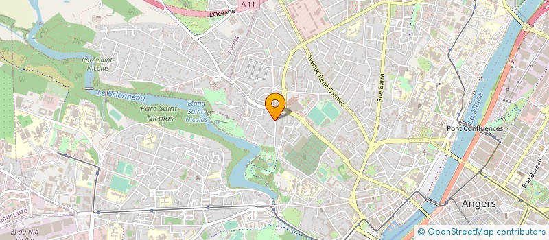 localisation de l'entreprise SCI REVERIES à ANGERS